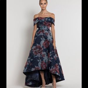 Ava Seraphina Floral Off-Shoulder Gown